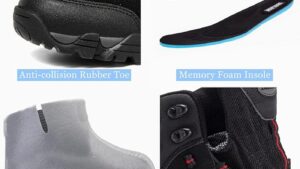 Shulook Men's Waterproof Hiking Boots Non Slip