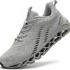 Skdoiul Men Sport Running Shoes Mesh Breathable Trail Runners