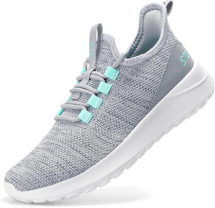 Stq Womens Slip On Sneakers Tennis Walking Orthopedic Shoes