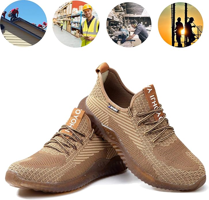 Suadex Steel Toe Sneakers For Men Women