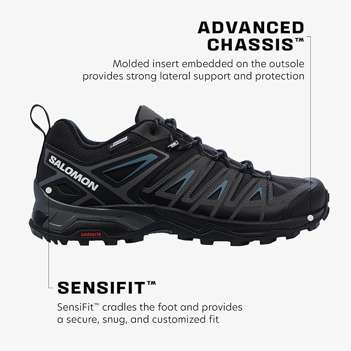 Salomon Men's X Ultra Pioneer Climasalomon Waterproof Hiking Shoe