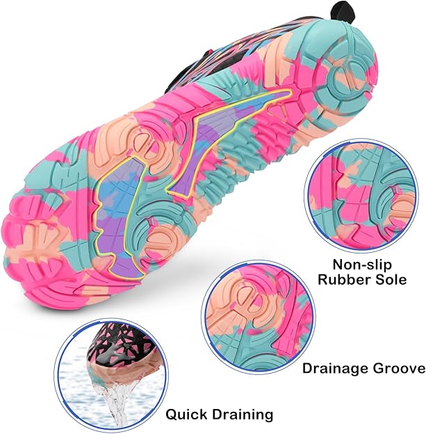 Scurtain Unisex Mens Womens Athletic Hiking Water Shoes