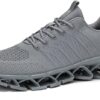 Srenket Mens Slip On Running Walking Shoes Blade Tennis
