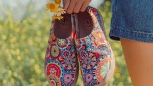 Uin Women's Blossom Slip On Shoes Colorful