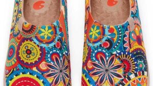 Uin Women's Blossom Slip On Shoes Colorful