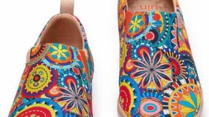 Uin Women's Blossom Slip On Shoes Colorful