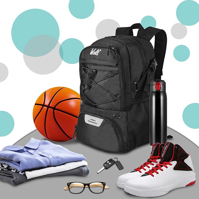Wolt Basketball Backpack Large Sports Bag