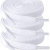 Zhentor 3 Pair Flat Shoe Laces For Sneakers