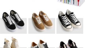 Zhentor 3 Pair Flat Shoe Laces For Sneakers