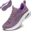 Zyen Wide Toe Box Shoes Women Air Cushion Road Running Shoes