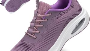 Zyen Wide Toe Box Shoes Women Air Cushion Road Running Shoes
