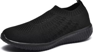 Konhill Womens Walking Shoes Slip On Sneakers