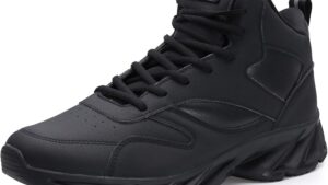 Oomra Men's Stylish Sneakers High Top Athletic Inspired Shoes
