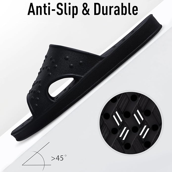 Shevalues Shower Shoes For Women Men With Arch Support