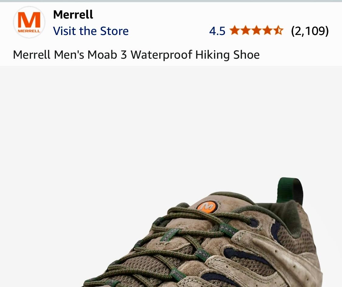 Real-world durability testing of Merrell Moab 3 on natural trail surfaces showing outsole wear patterns