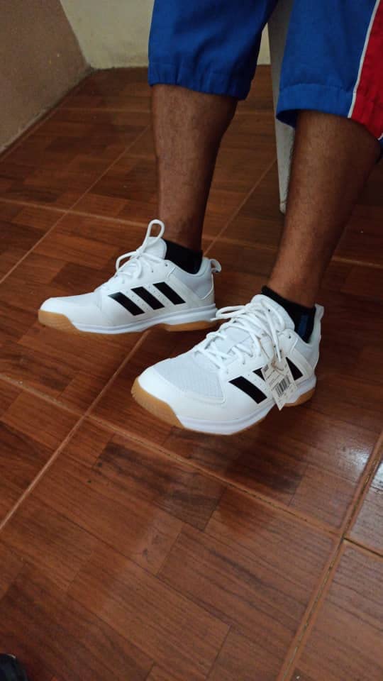 adidas Ligra 7 final product shot showing overall court-ready quality and design