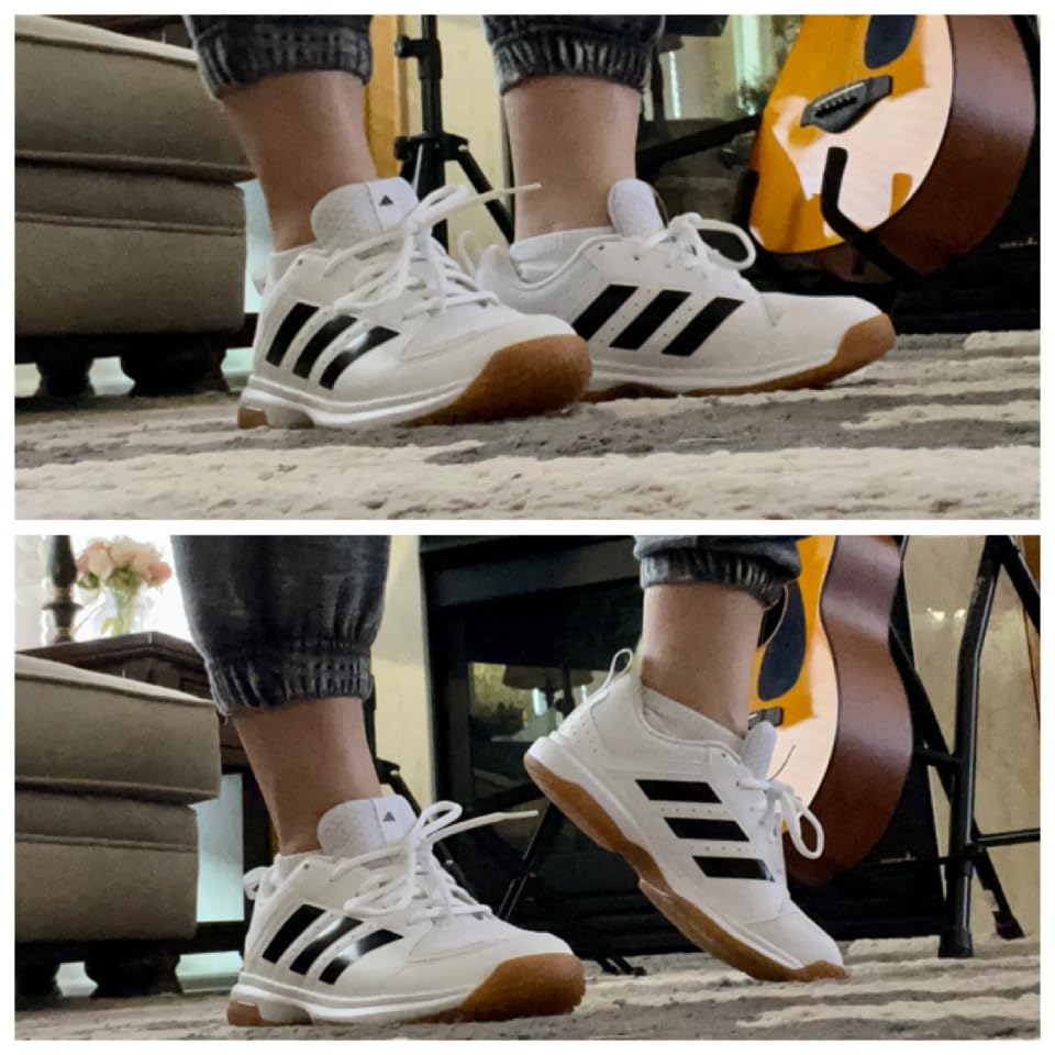 adidas Ligra 7 cushioned midsole and padded collar showing comfort features for extended wear