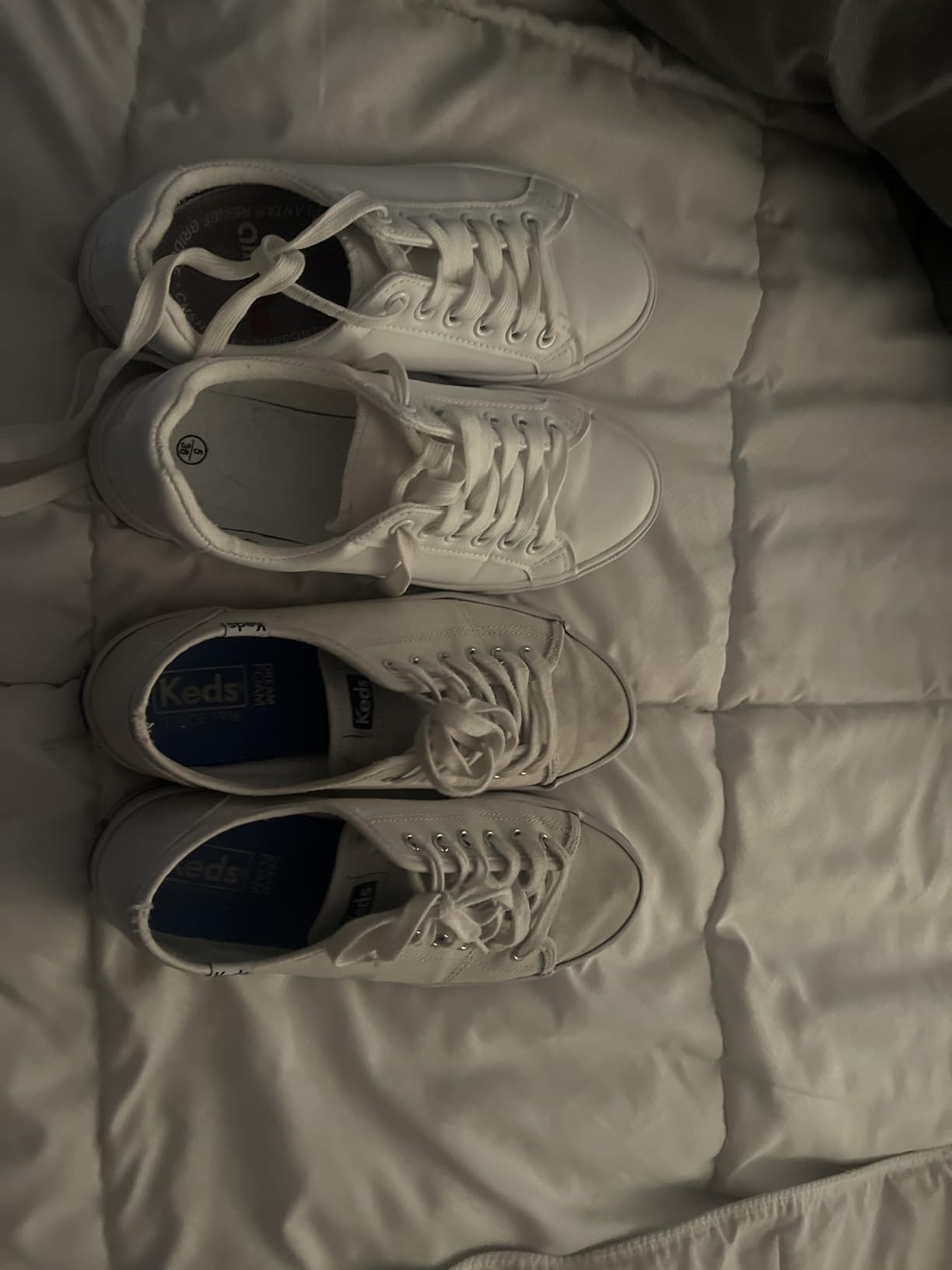 SERNIAL shoe size comparison showing why sizing down is necessary for proper fit