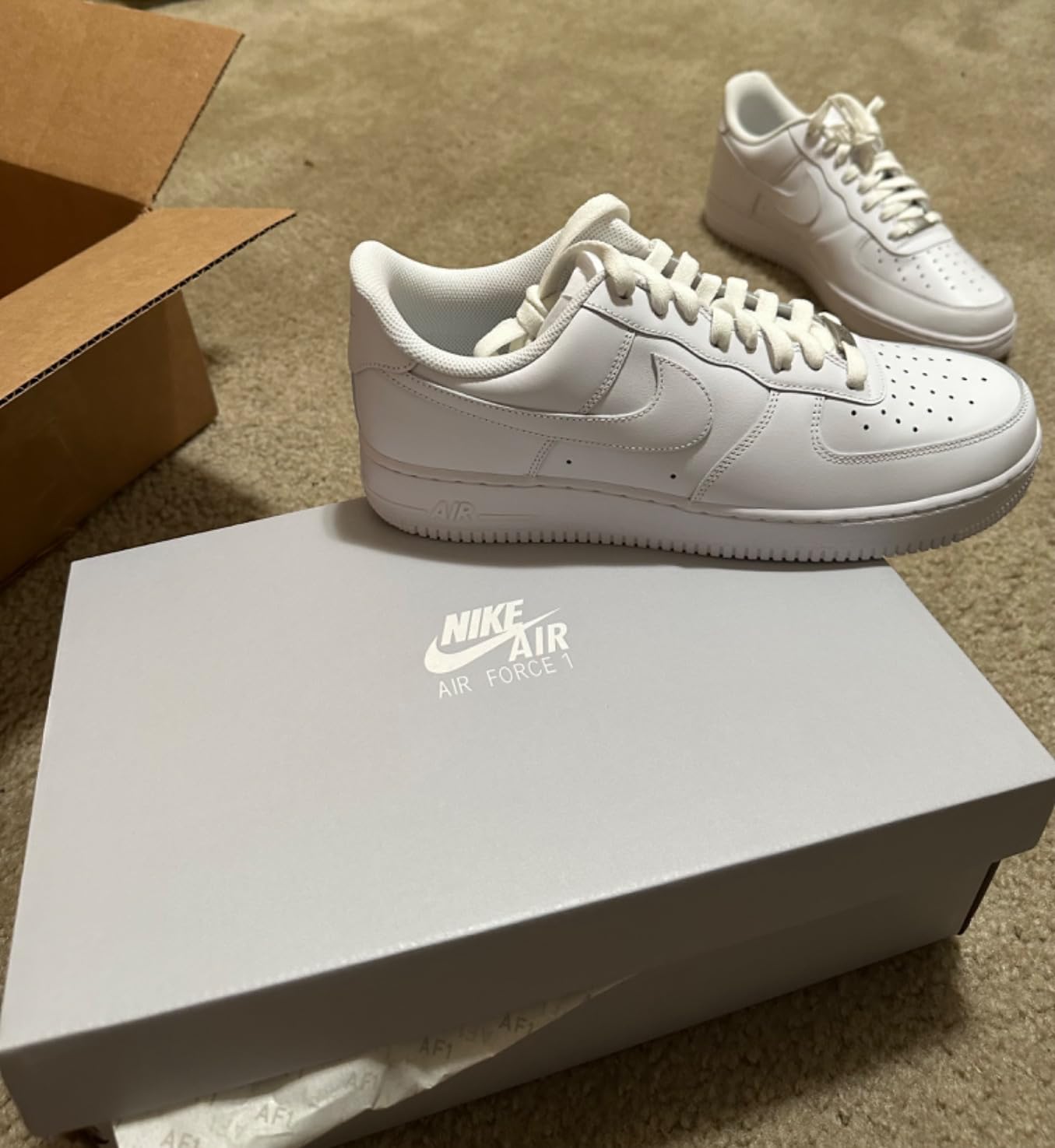 Nike Air Force 1 '07 worn in casual everyday setting demonstrating lifestyle versatility