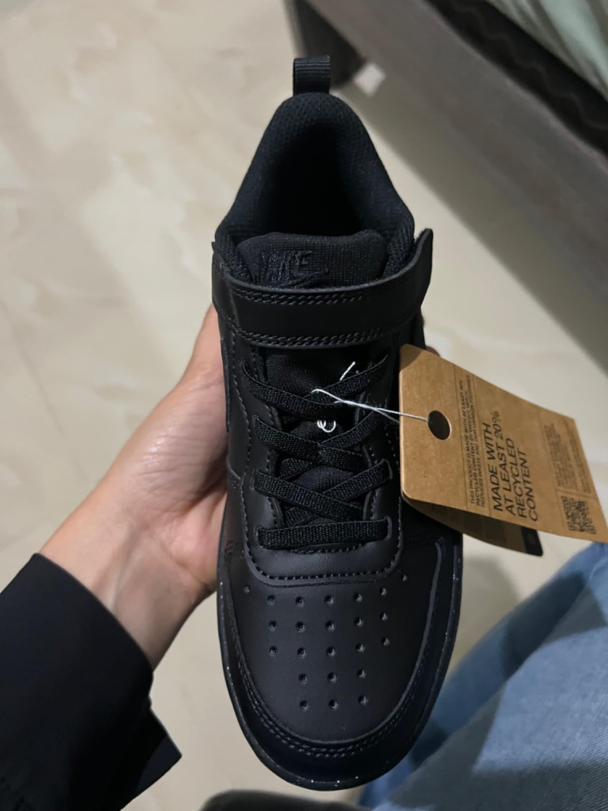 Nike Court Borough Mid 2 outsole showing minimal wear after six weeks of daily use