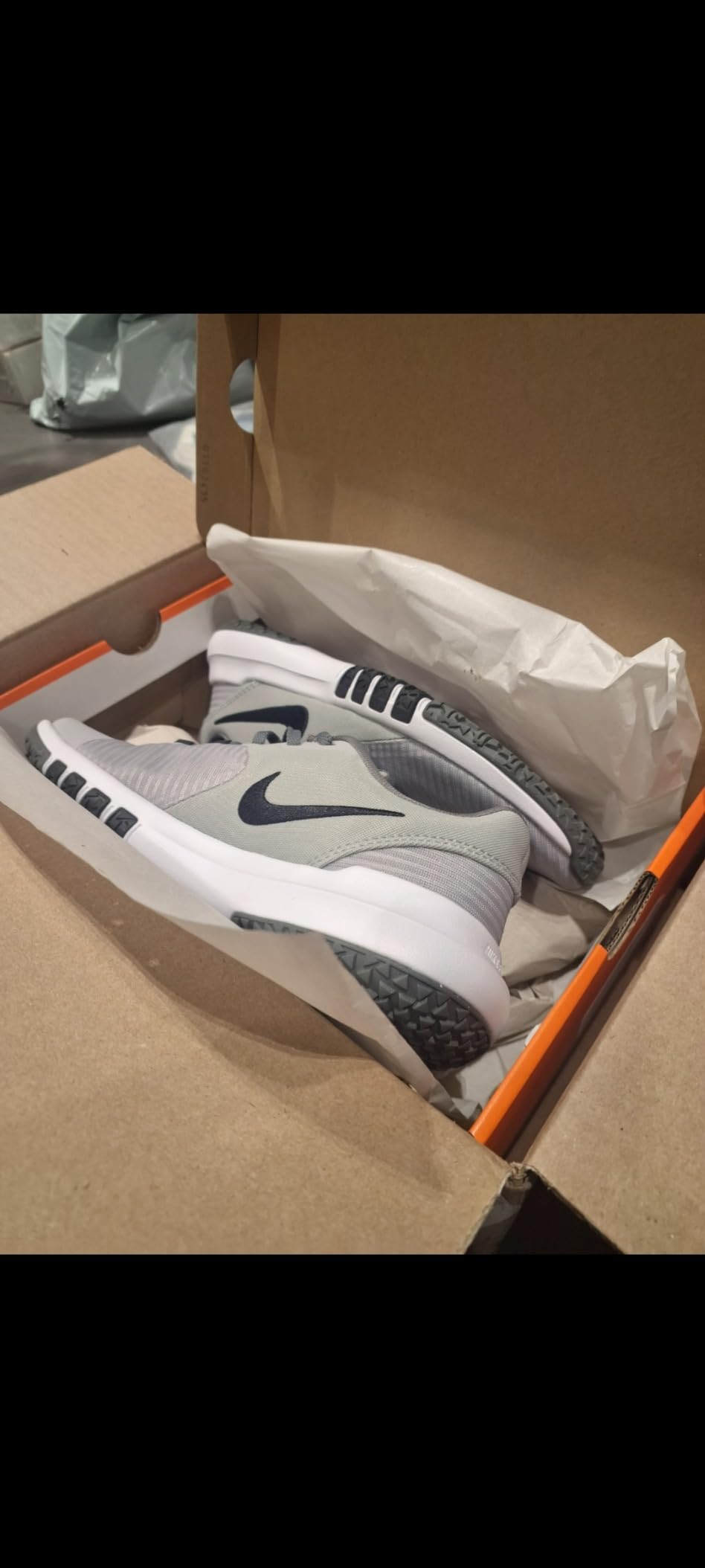 Nike Flex Control TR3 outsole showing segmented rubber design and deep flex grooves for natural movement