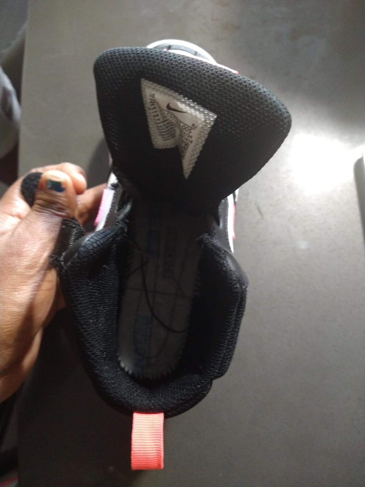 Nike Court Borough Mid 2 being worn by child during daily school activities