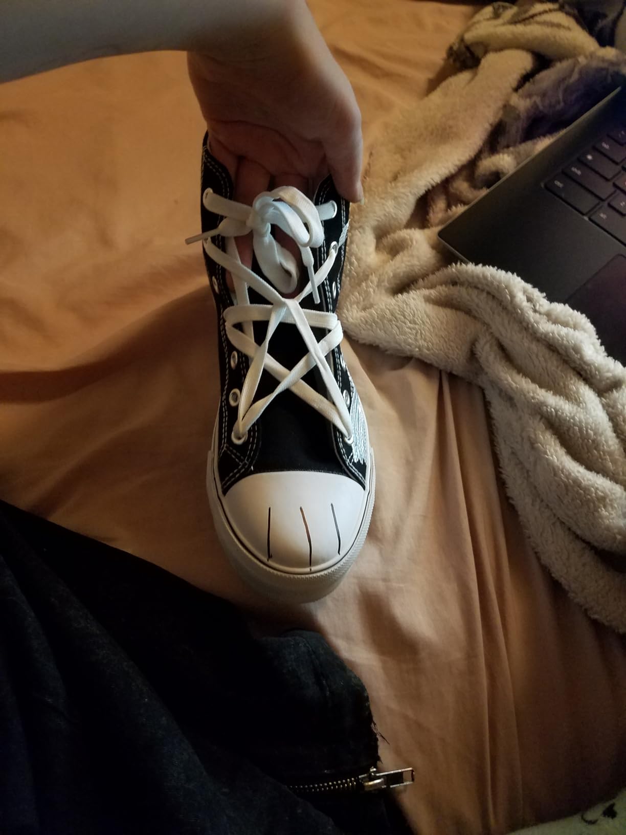 hash bubbie high top sneakers worn during light activities showing comfortable casual performance
