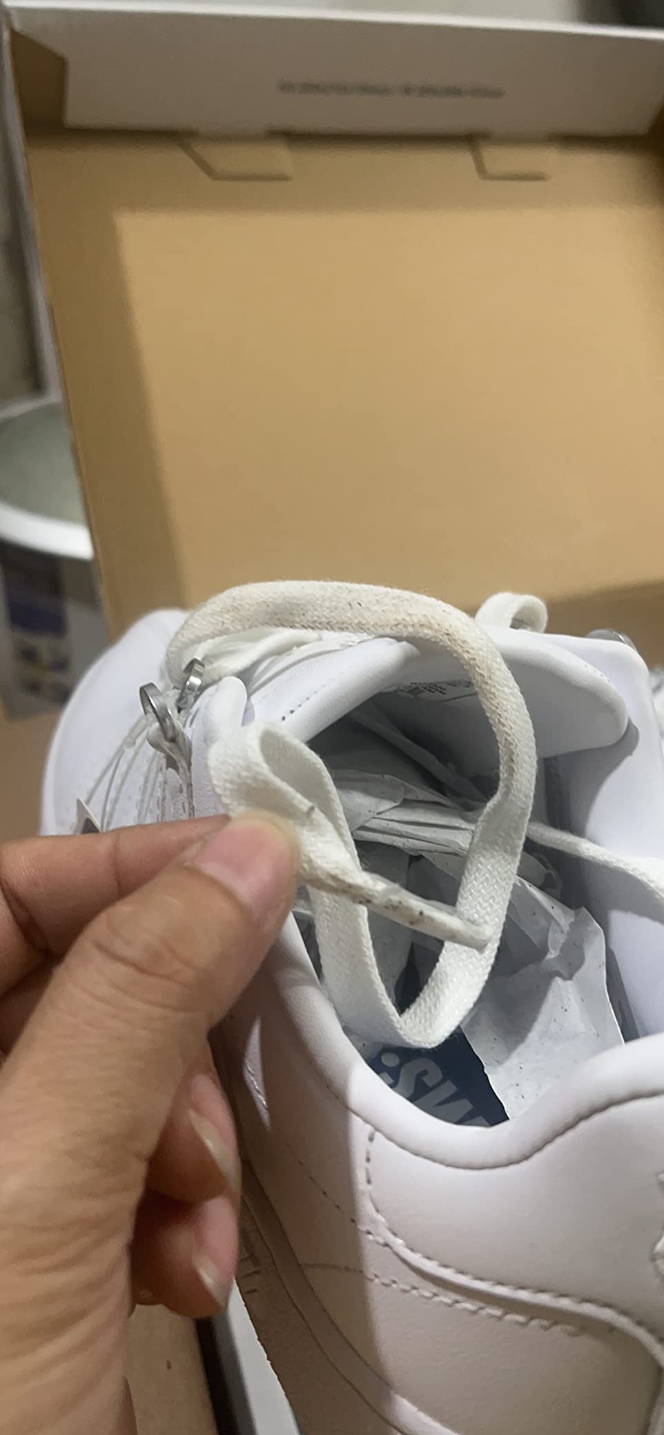 K-Swiss Women's Classic VN complete shoe final product shot showing quality and condition after 12-week testing period