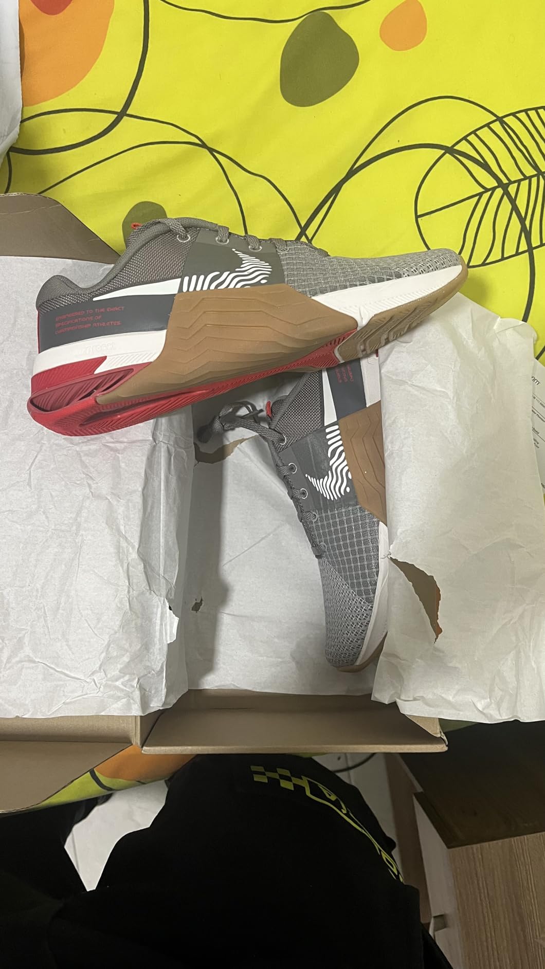 Nike Metcon 8 final product view showing complete design and recommended for serious training use