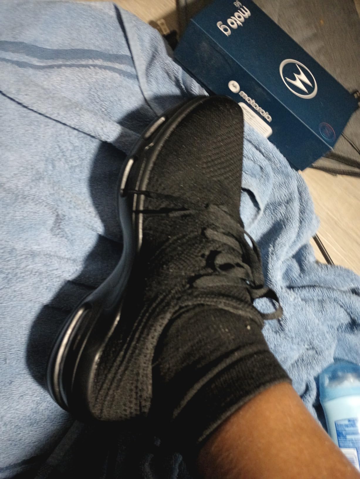 AUPERF Women's Tennis Shoes condition after 6 weeks of testing showing overall wear and construction integrity