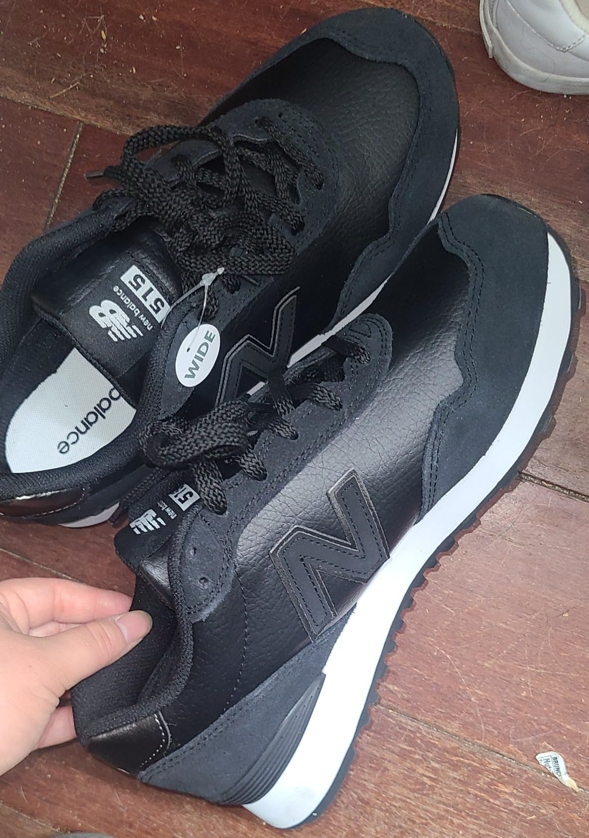 New Balance 515 V3 worn in professional work environment showing versatility for office and classroom settings