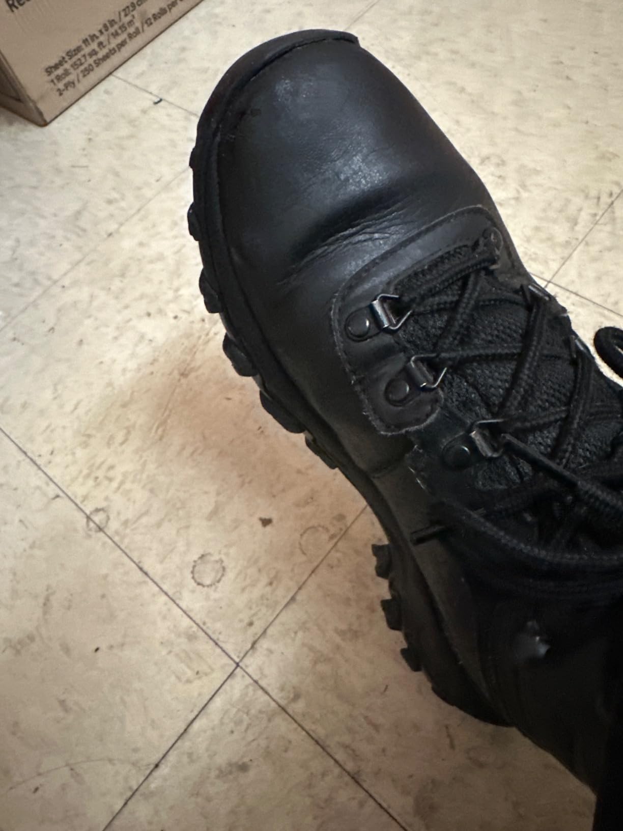 One year old Columbia Newton Ridge boots showing realistic long-term wear patterns with regular hiking use