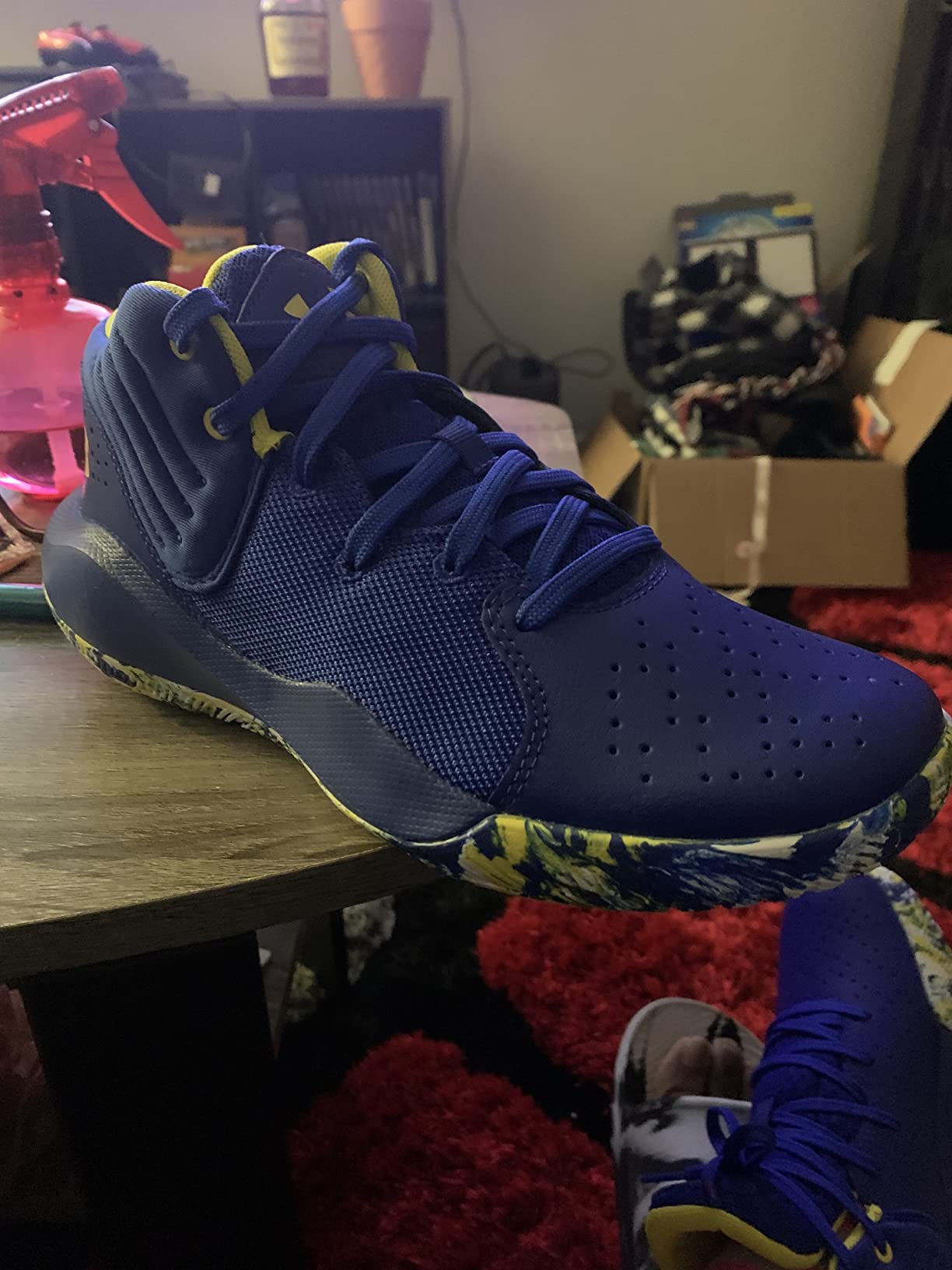 Under Armour Kids Grade School Jet 21 basketball shoe showcasing overall quality and construction details