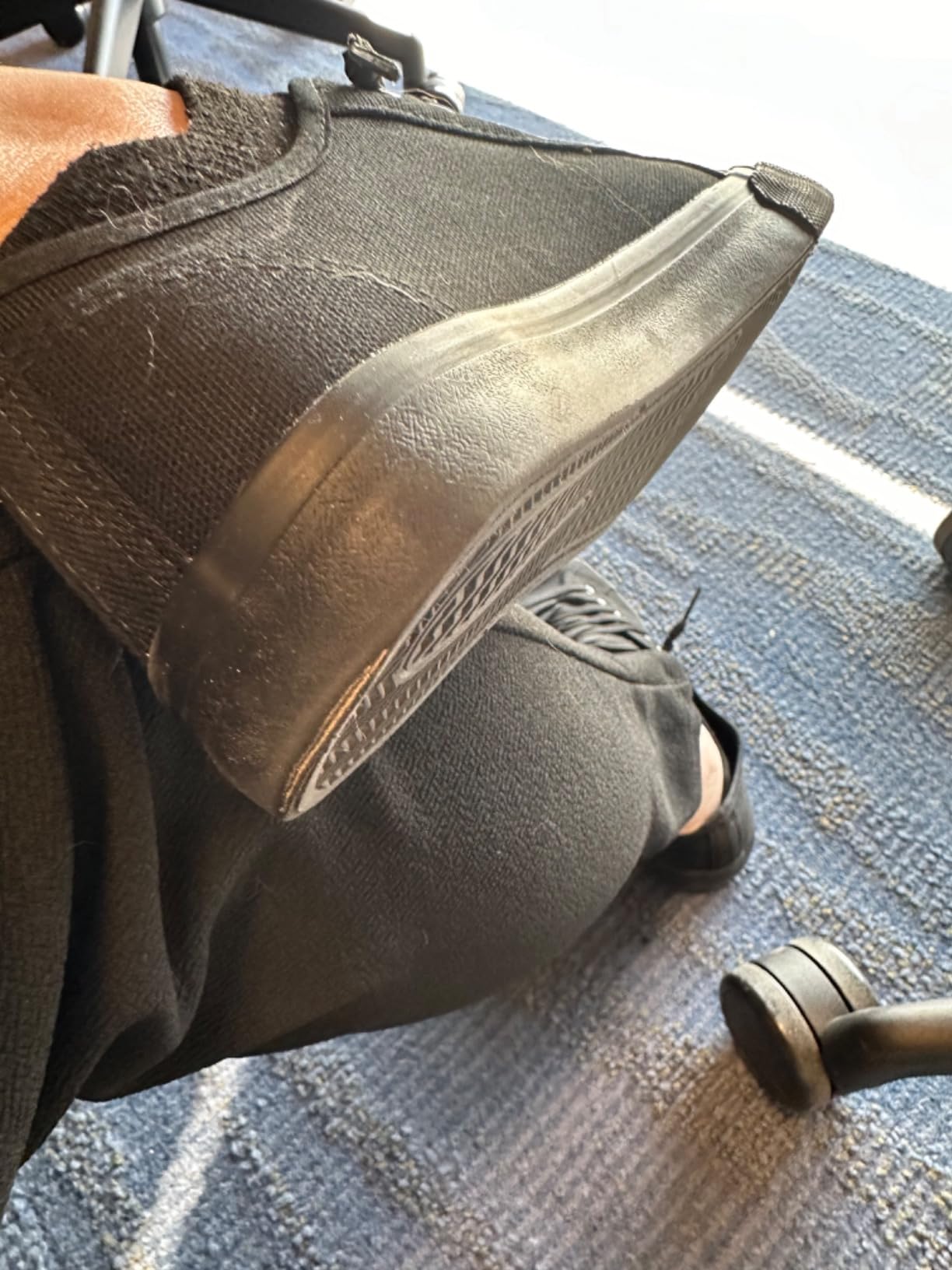 Final product shot of XRH women's canvas sneakers showing overall design and construction quality