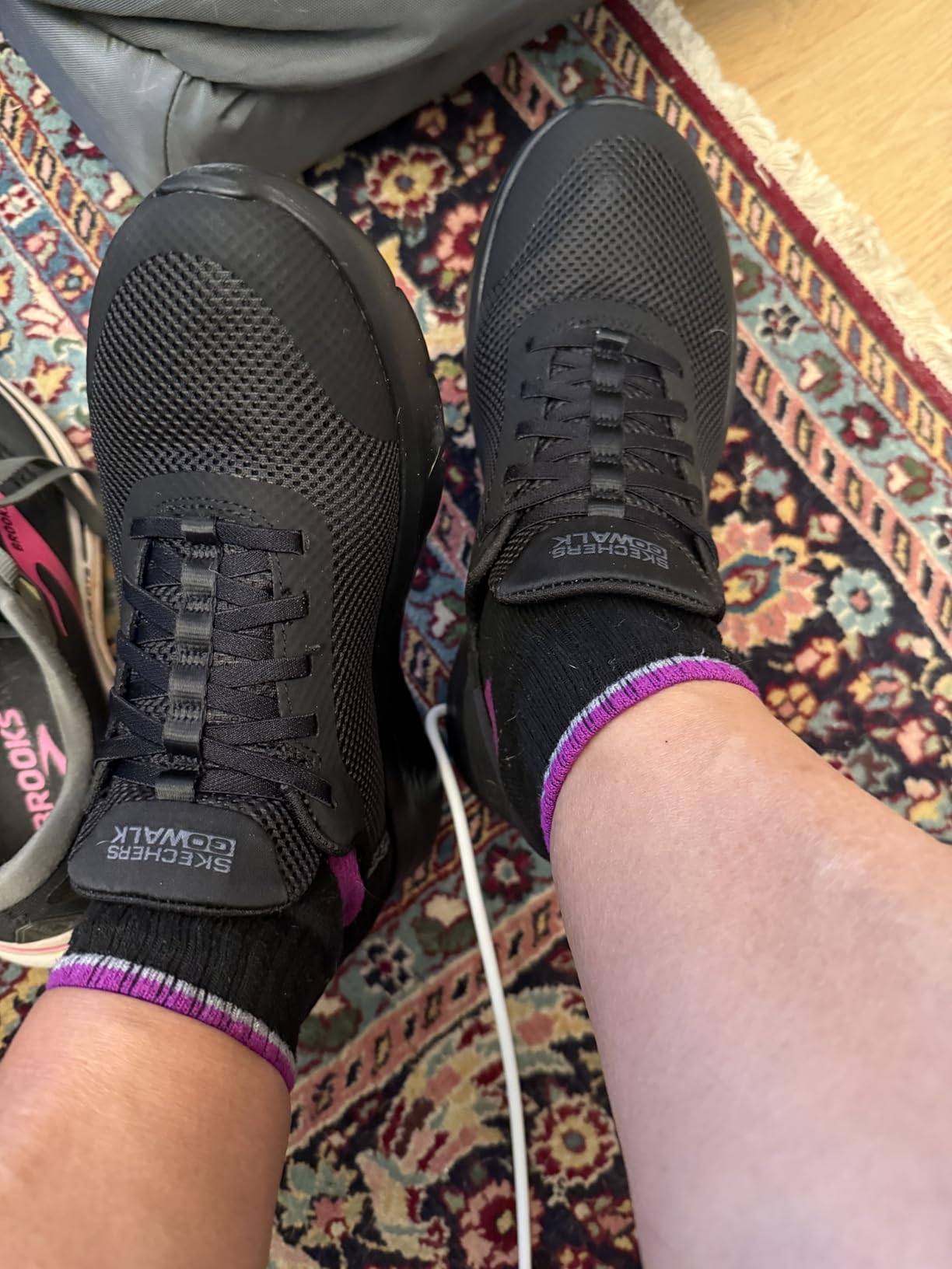 Skechers Go Walk Flex design comparison showing construction details and build quality for daily wear