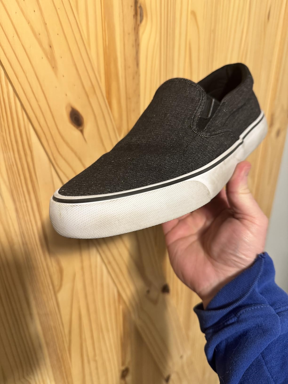 Lugz Clipper casual lifestyle shot showing the shoe in everyday use context on a clean surface