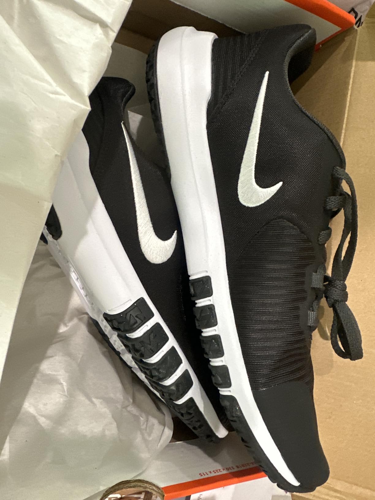 Nike Flex Control TR3 wear patterns after 8 weeks of testing showing durability
