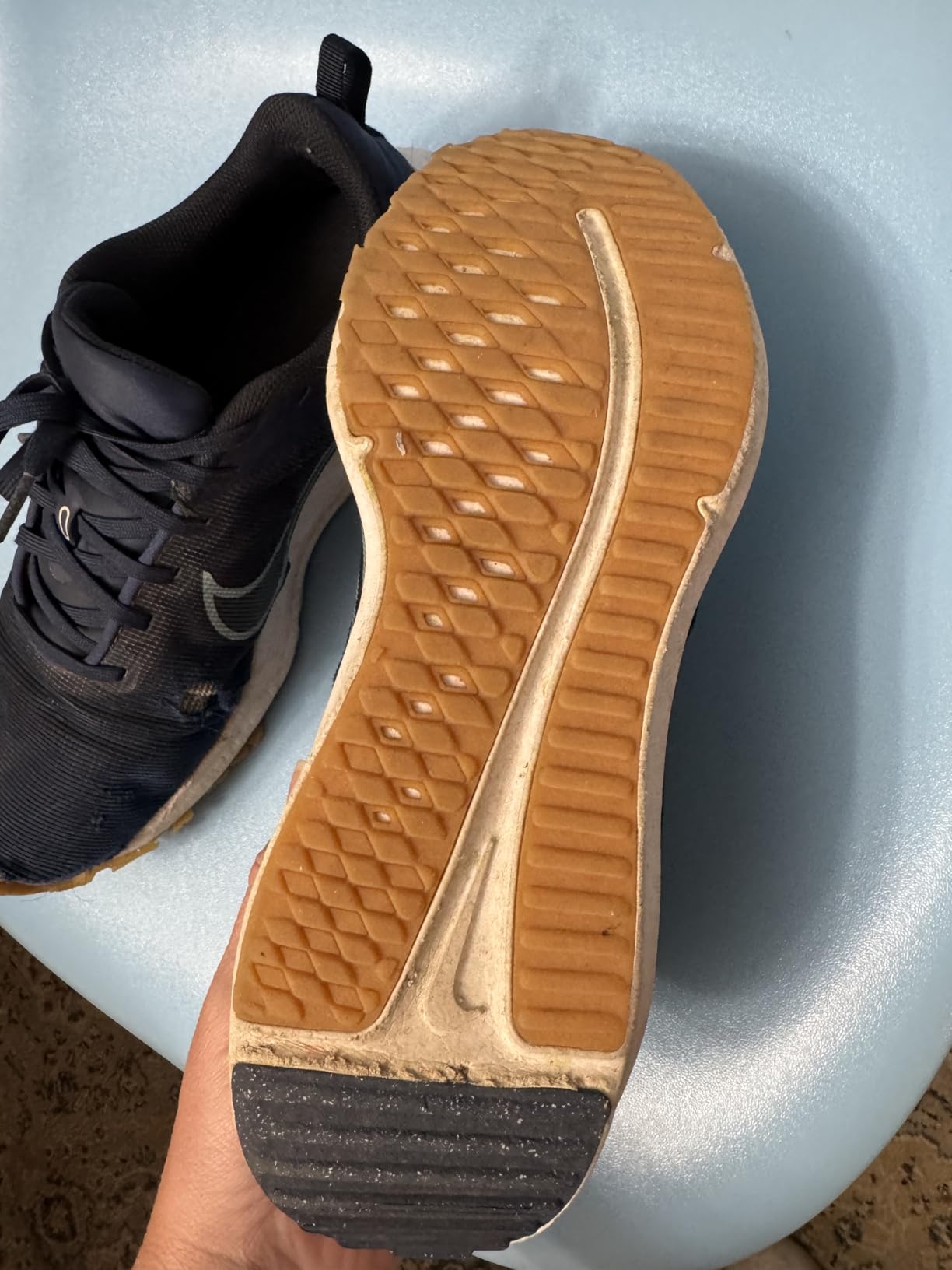 Nike Downshifter 12 final condition after 8 weeks of comprehensive testing across multiple activities