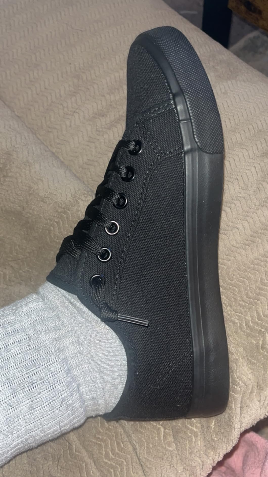 XRH canvas sneakers shown in lifestyle setting demonstrating everyday wear and versatility