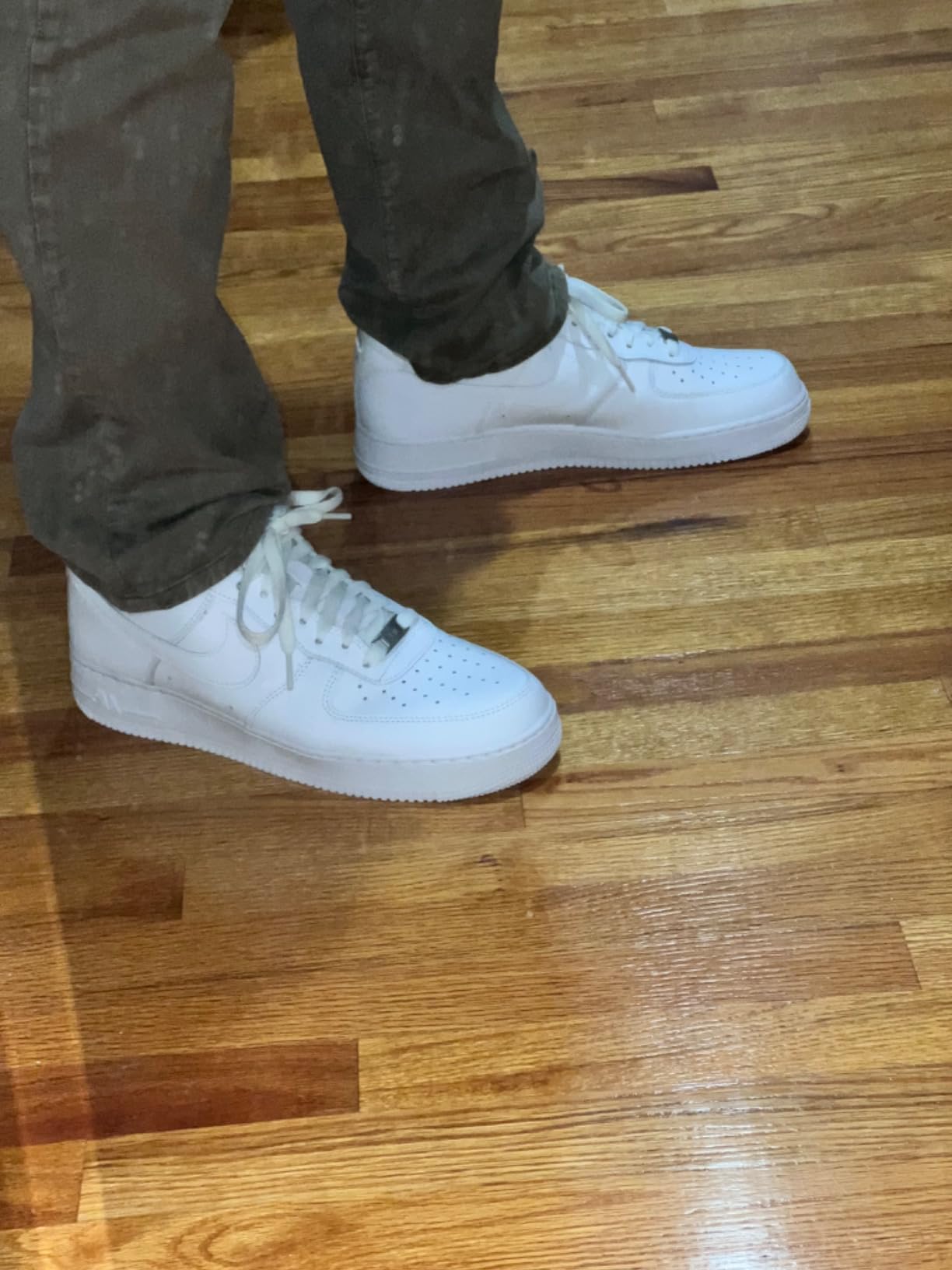 Nike Air Force 1 '07 final product view showing complete shoe design and classic aesthetic