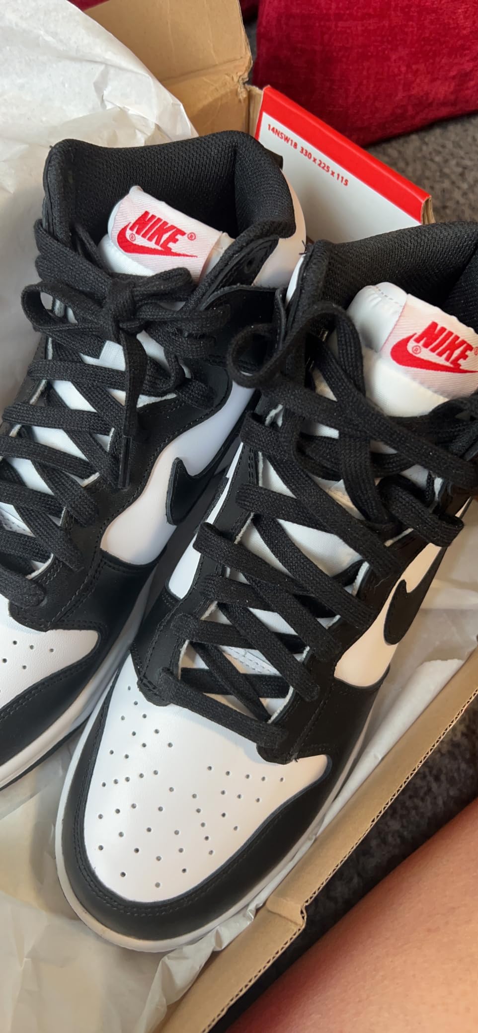 Nike Women's Dunk High showing colorway options and silhouette