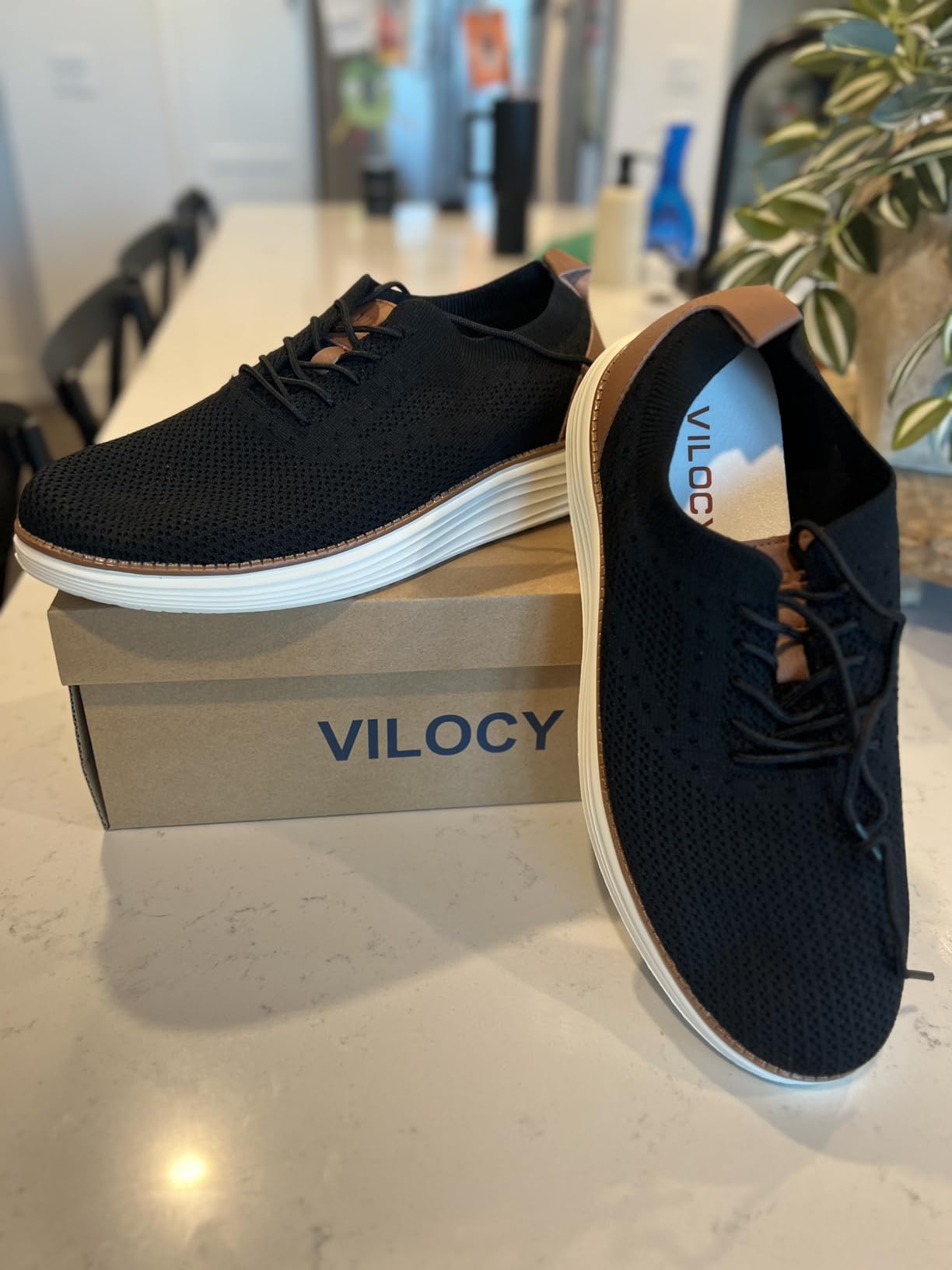 VILOCY sneakers in different weather conditions showing environmental performance testing