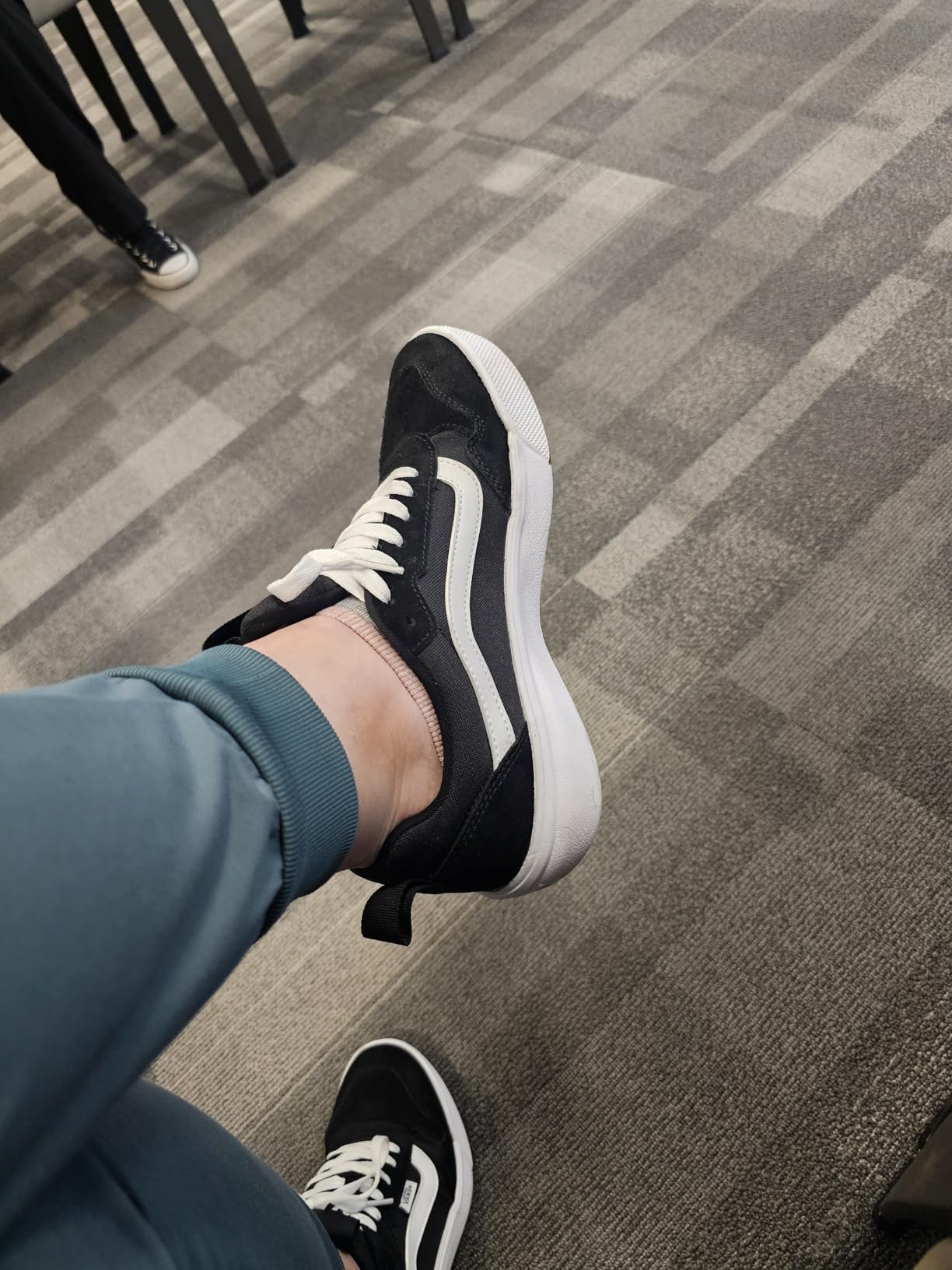 Vans Range EXP side profile view showing cushioned midsole depth and overall silhouette