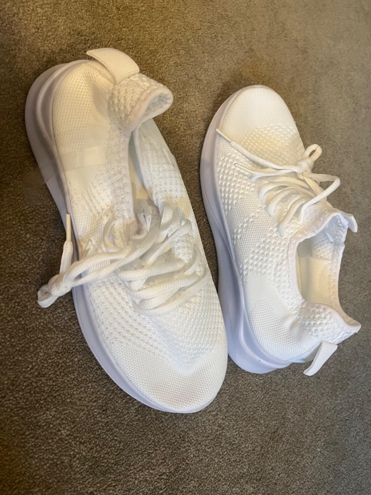Final product view of WYGRQBN women's walking shoes showing overall clean design for budget-conscious buyers