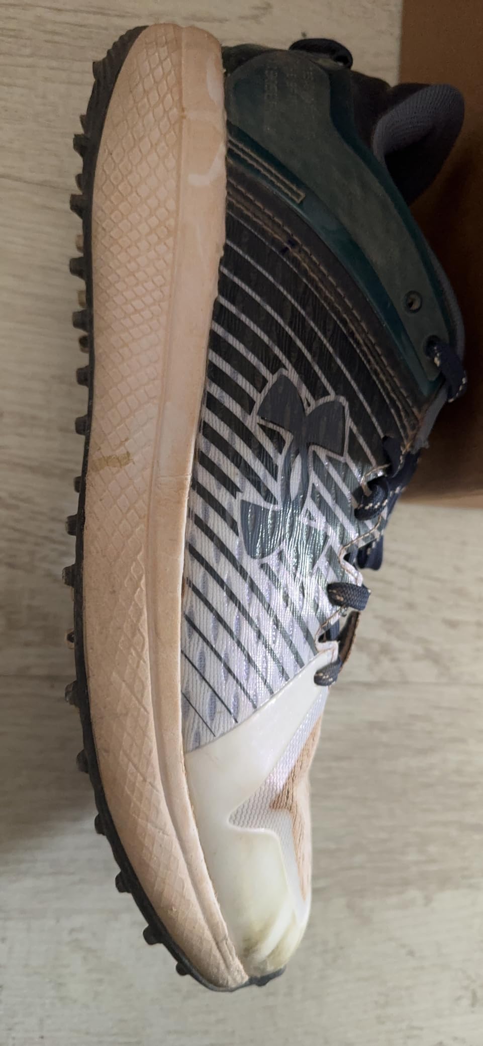 Under Armour Yard Low turf cleat final product view showing complete shoe design and key features