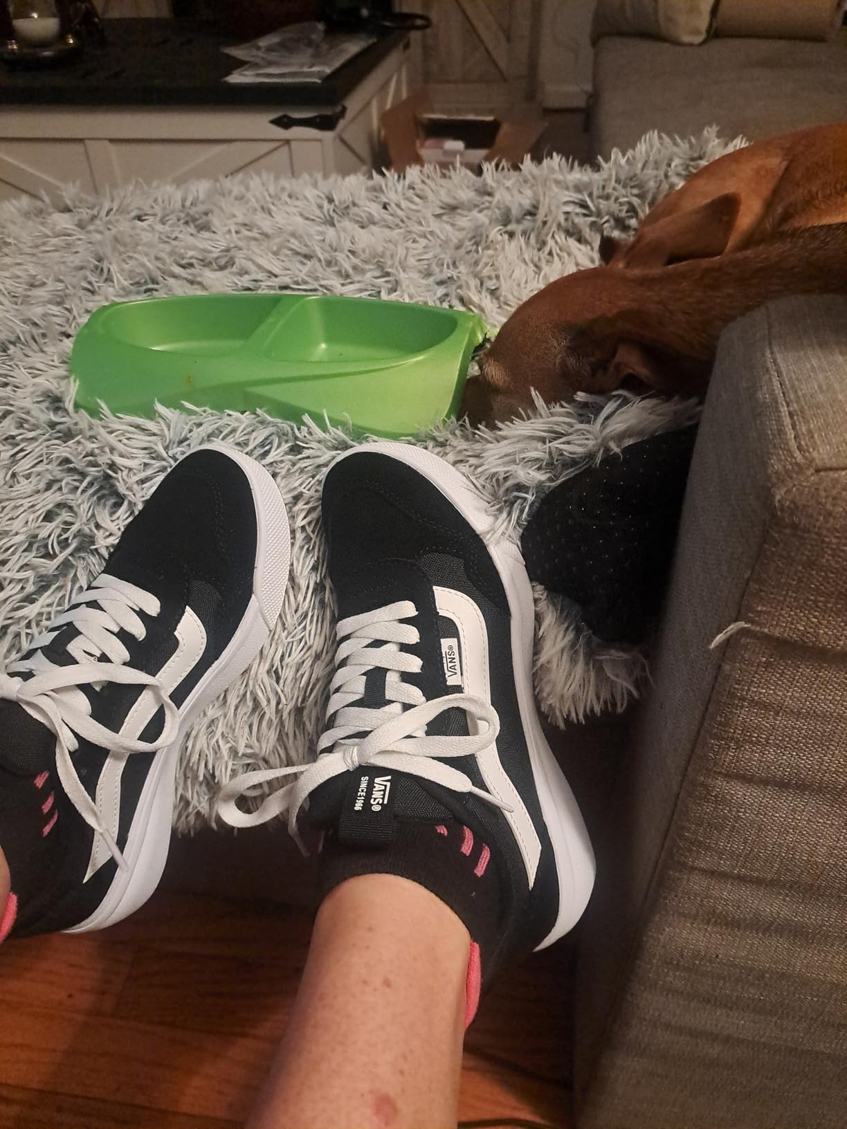 Vans Range EXP worn in outdoor setting demonstrating the shoe's outdoor-capable versatile design