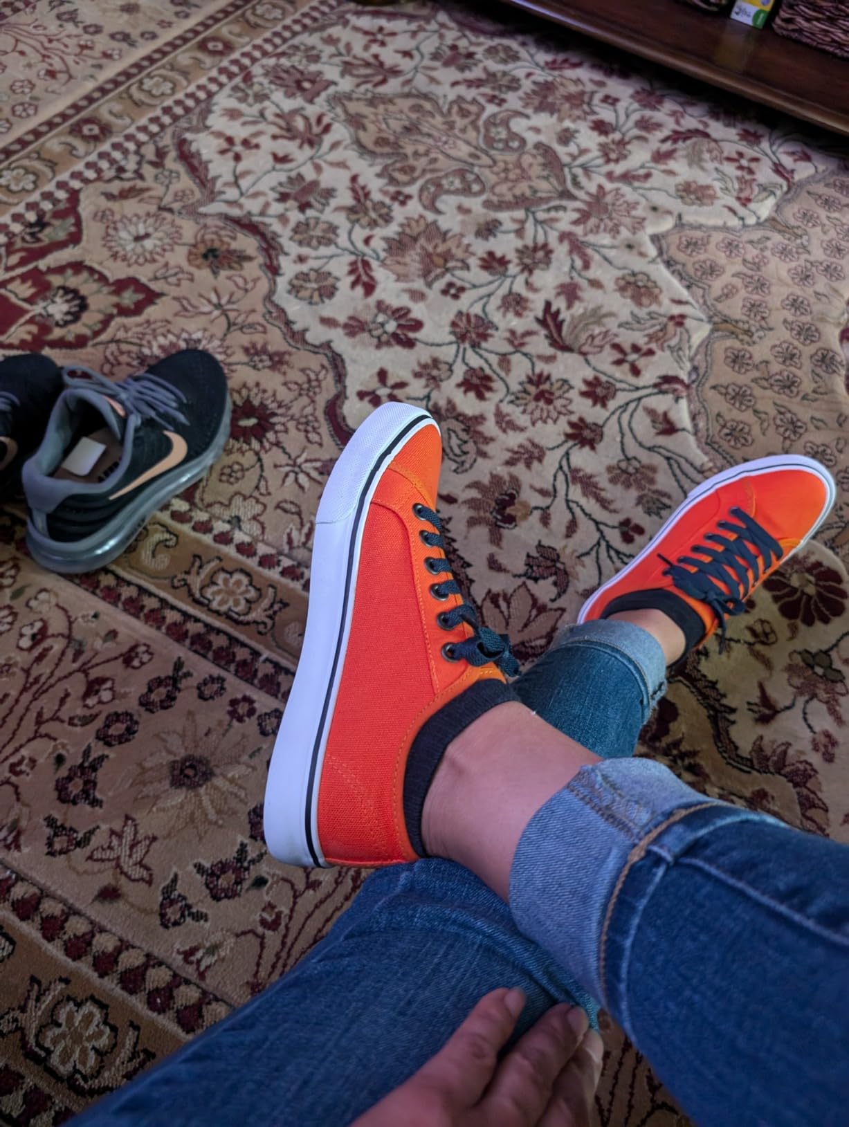 XRH canvas sneakers showing wear patterns after extended use and testing