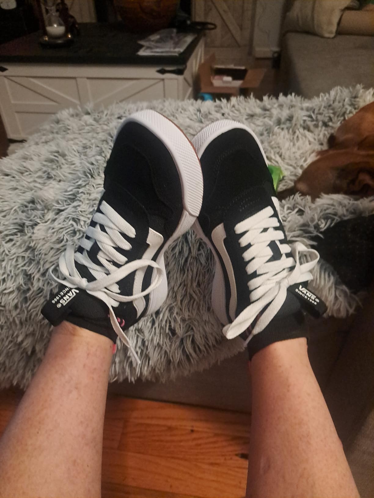 Vans Range EXP in natural lighting showing the color and material quality during outdoor wear