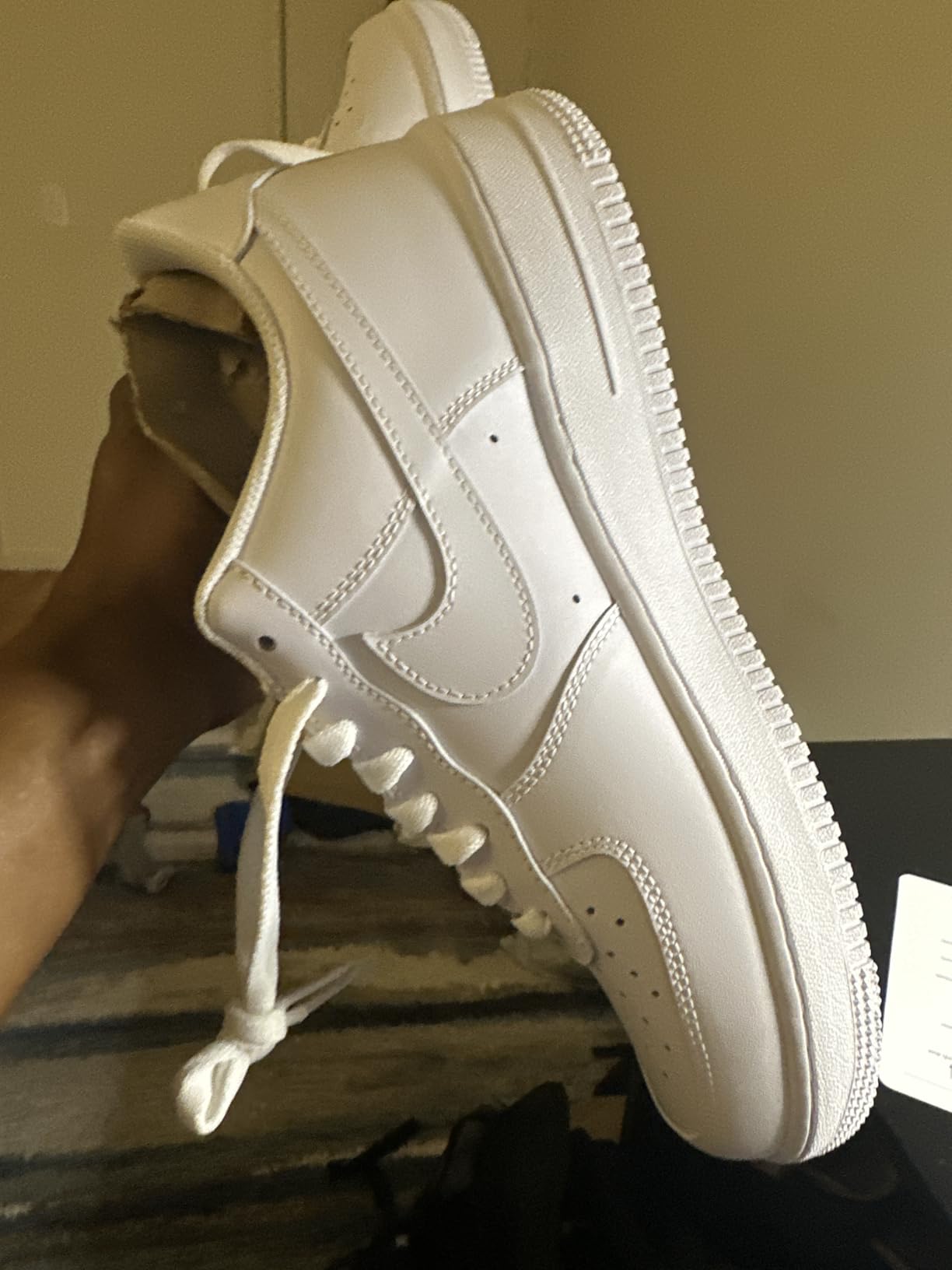 Nike Air Force 1 '07 in original Nike packaging showing authentic presentation and brand quality