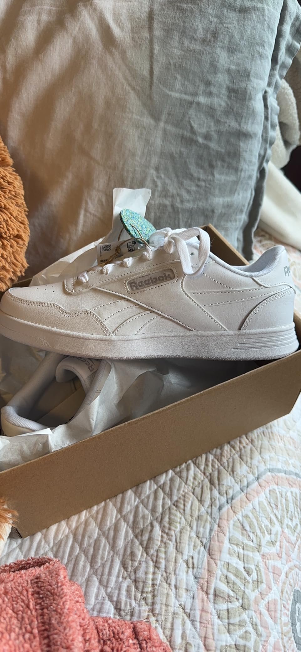 Reebok Court Advance final assessment showing both strengths in style and limitations in fit
